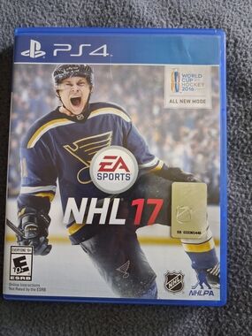 NHL 17 PS4 Video Game - Blue